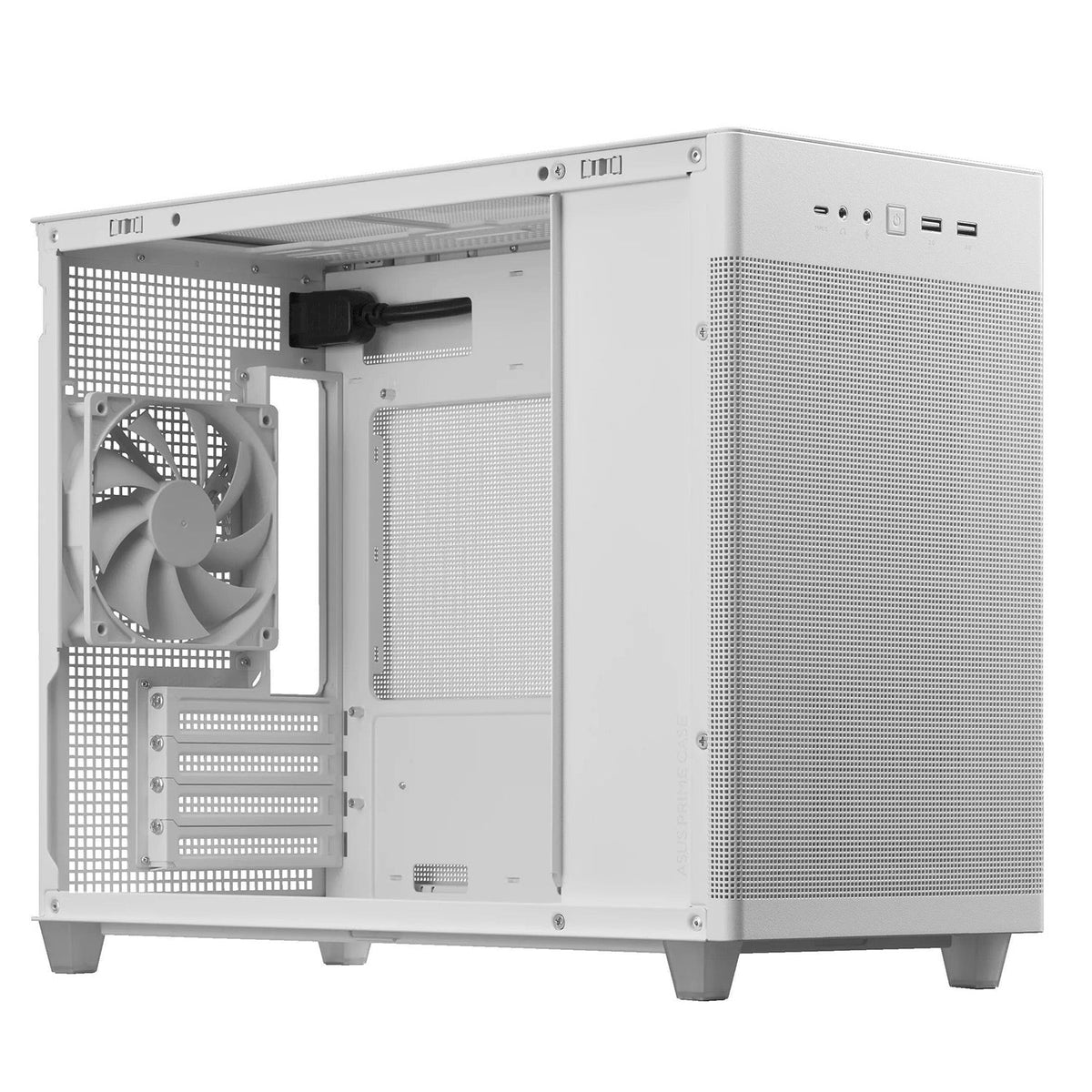 ASUS Prime AP201 Micro-ATX Case Mesh (White)