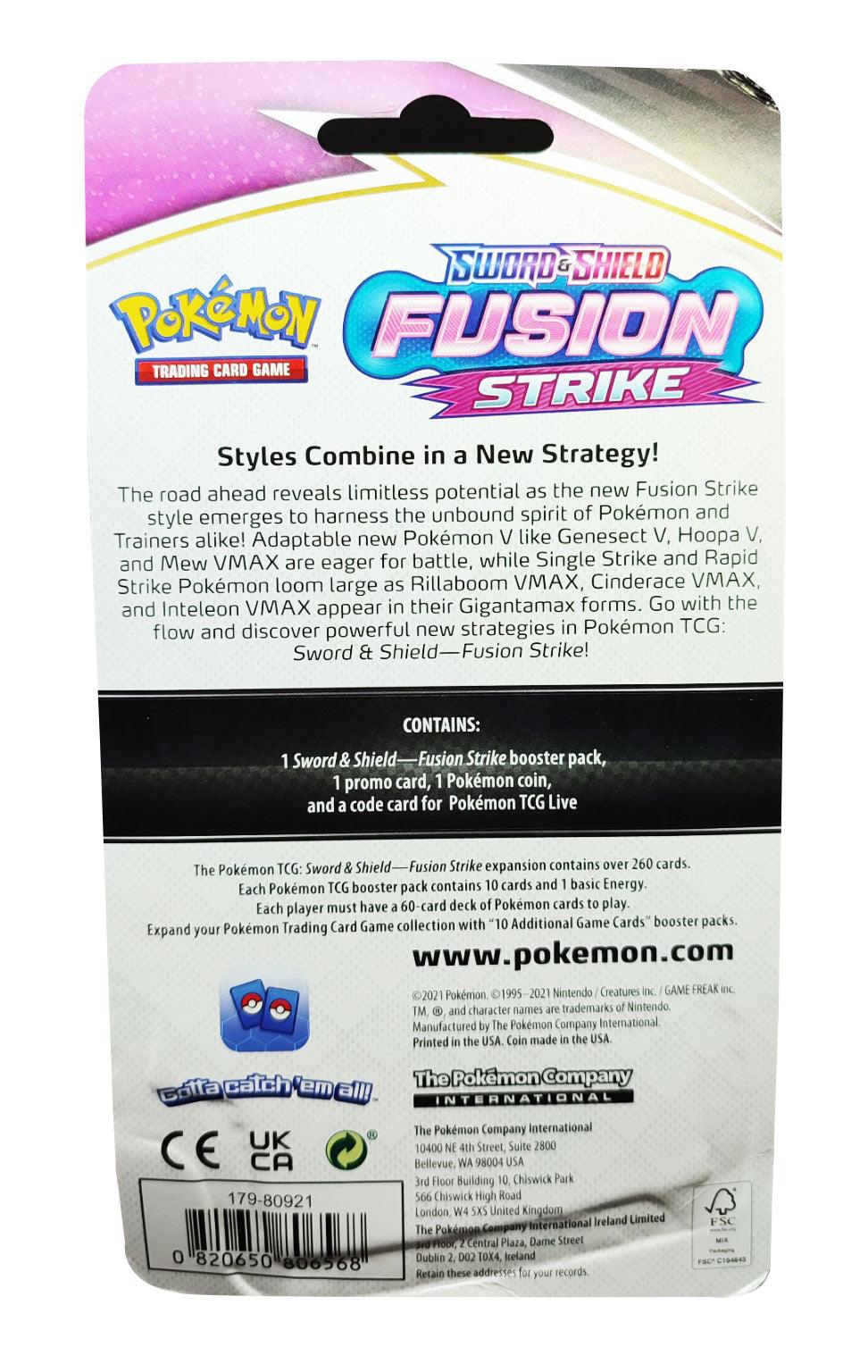 POKEMON TRADING CARD GAME SS8 SWORD & SHIELD FUSION STRIKE BLISTER (179-80921) - DataBlitz