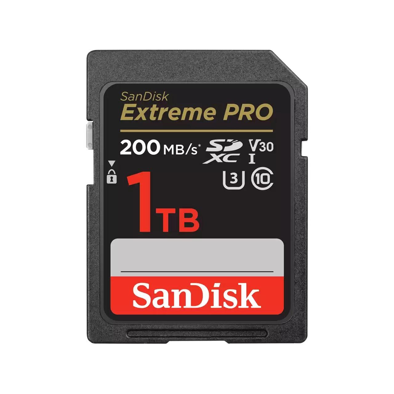 Sandisk Extreme Pro 1TB 200MB/S SDHC/SDXC UHS-I Card (SDSDXXD-1T00-GN4IN) - DataBlitz