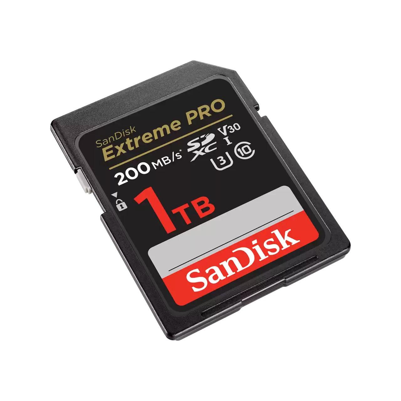 Sandisk Extreme Pro 1TB 200MB/S SDHC/SDXC UHS-I Card (SDSDXXD-1T00-GN4IN) - DataBlitz