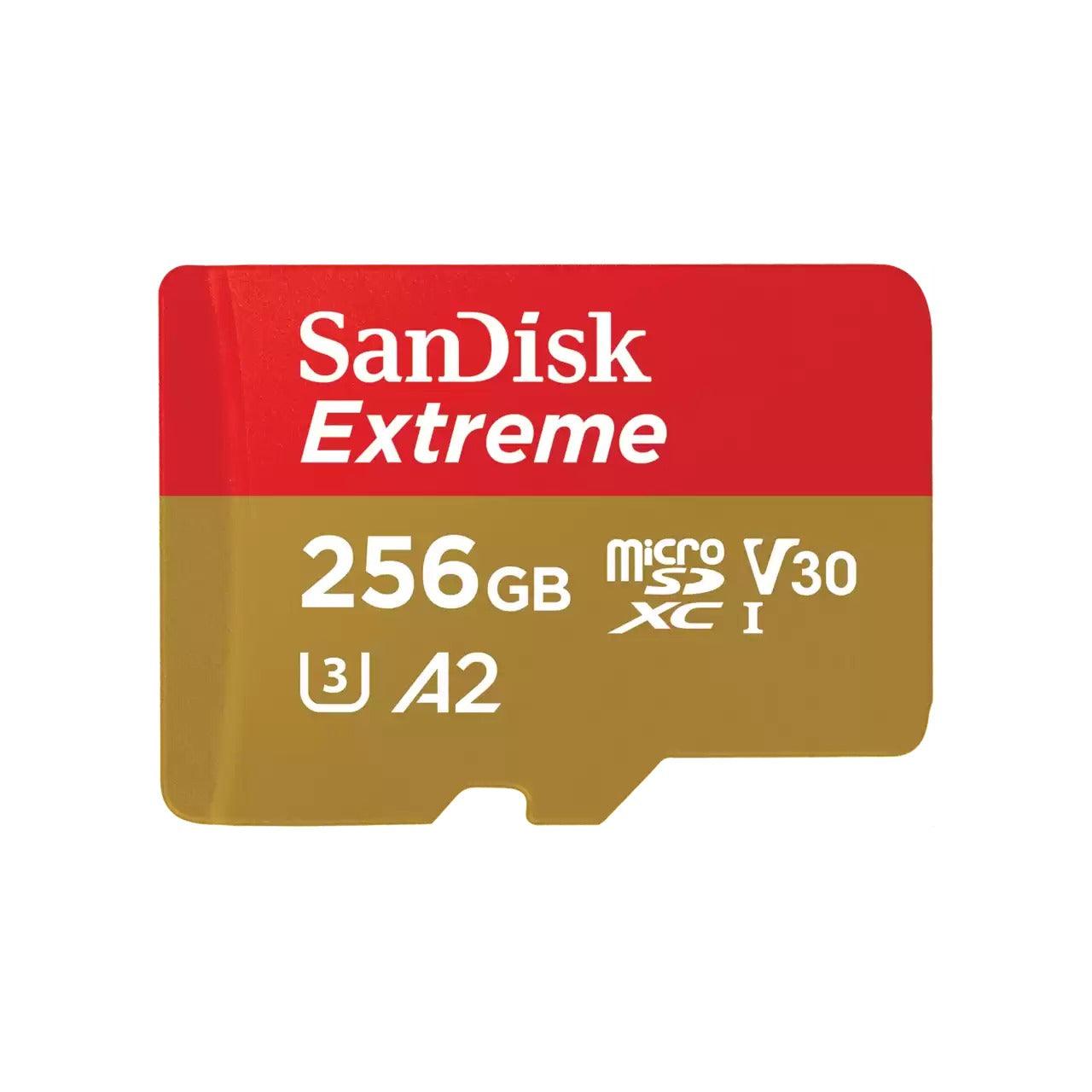 Sandisk Extreme 256GB 190MB/S UHS-1 MICROSDXC Card For Mobile Gaming (SDSQXAV-256G-GN6GN) - DataBlitz