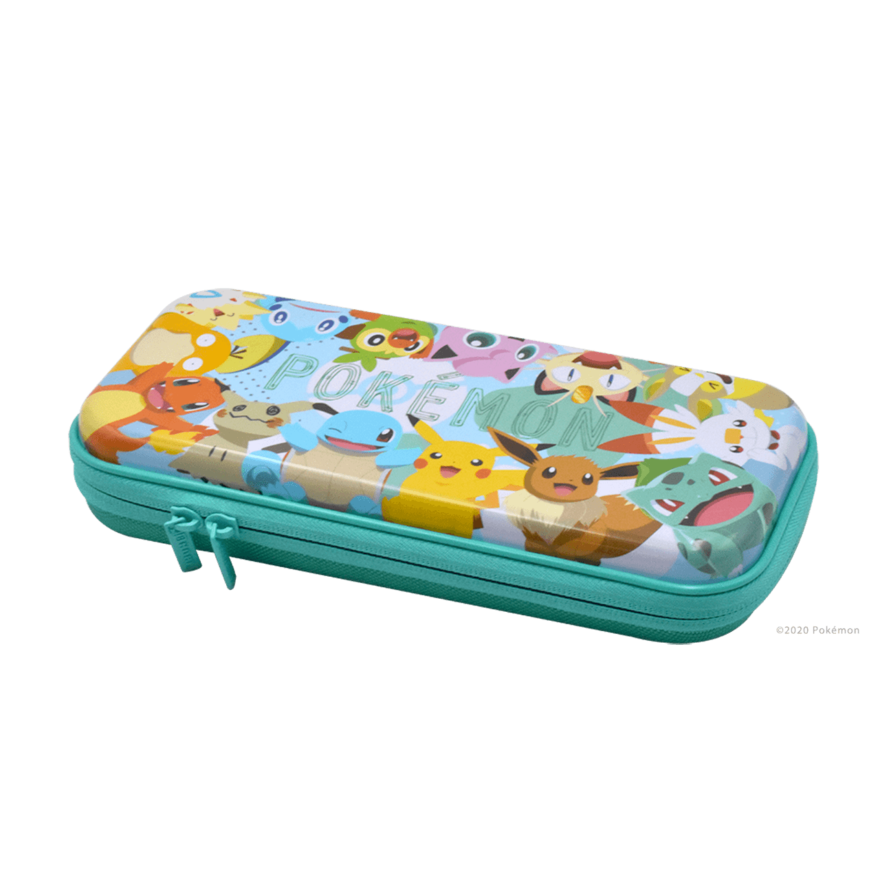 HORI NSW VAULT CASE POKEMON PIKACHU & FRIENDS FOR NINTENDO SWITCH/SWITCH LITE (TURQUOISE) (NSW-291A) - DataBlitz