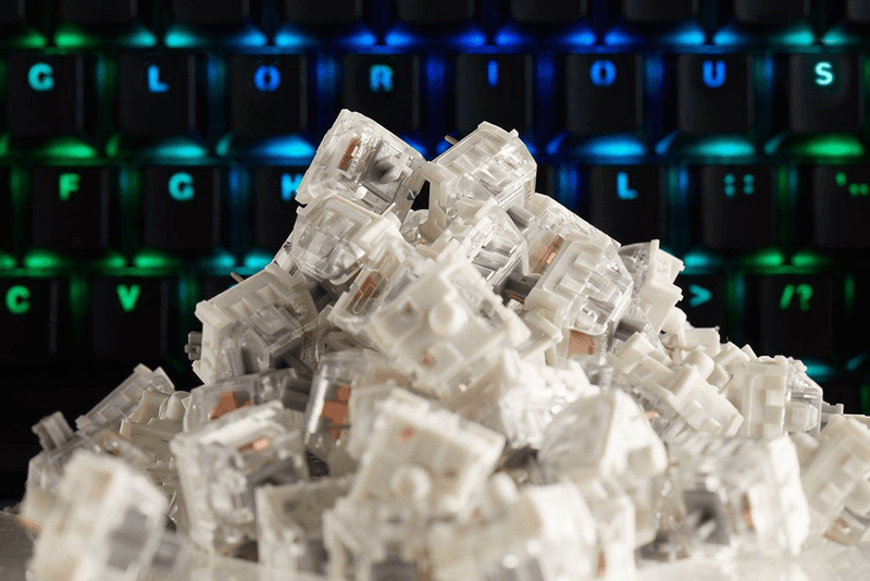 GLORIOUS PC GAMING RACE MECHANICAL KEYCAPS KAILH (SPEED SILVER SWITCHES) - DataBlitz
