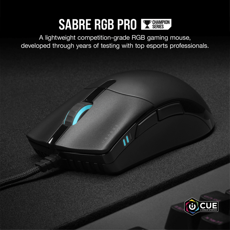 CORSAIR SABRE RGB PRO CHAMPION SERIES FPS/MOBA GAMING MOUSE - DataBlitz