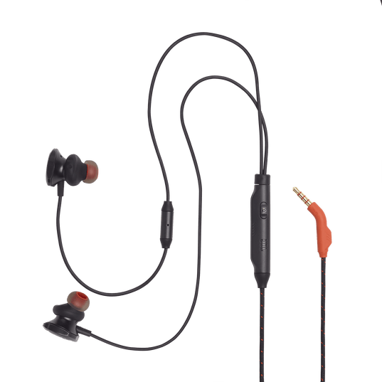 JBL QUANTUM 50 WIRED IN-EAR GAMING HEADSET W/ VOLUME SLIDER & MIC MUTE (BLACK) - DataBlitz