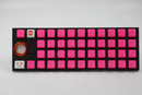 TAIHAO RUBBER DOUBLE SHOT BACKLIT GAMING KEYCAPS SET FOR CHERRY MX SWITCH TYPE (42-KEYS) (NEON PINK) - DataBlitz