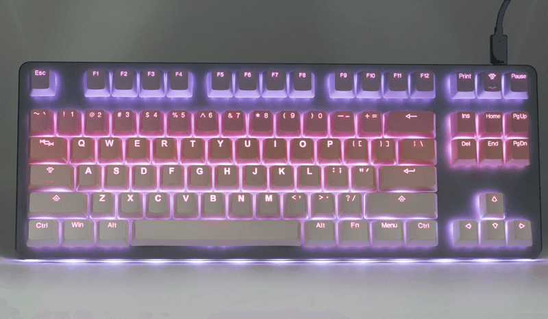 TAIHAO DOUBLE SHOT PBT BACKLIT KEYCAPS SET FOR CHERRY MX SWITCH (140-KEYS) (SAKURA MICHI) (C22RB604) - DataBlitz