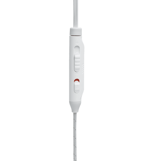 JBL QUANTUM 50 WIRED IN-EAR GAMING HEADSET W/ VOLUME SLIDER & MIC MUTE (WHITE) - DataBlitz