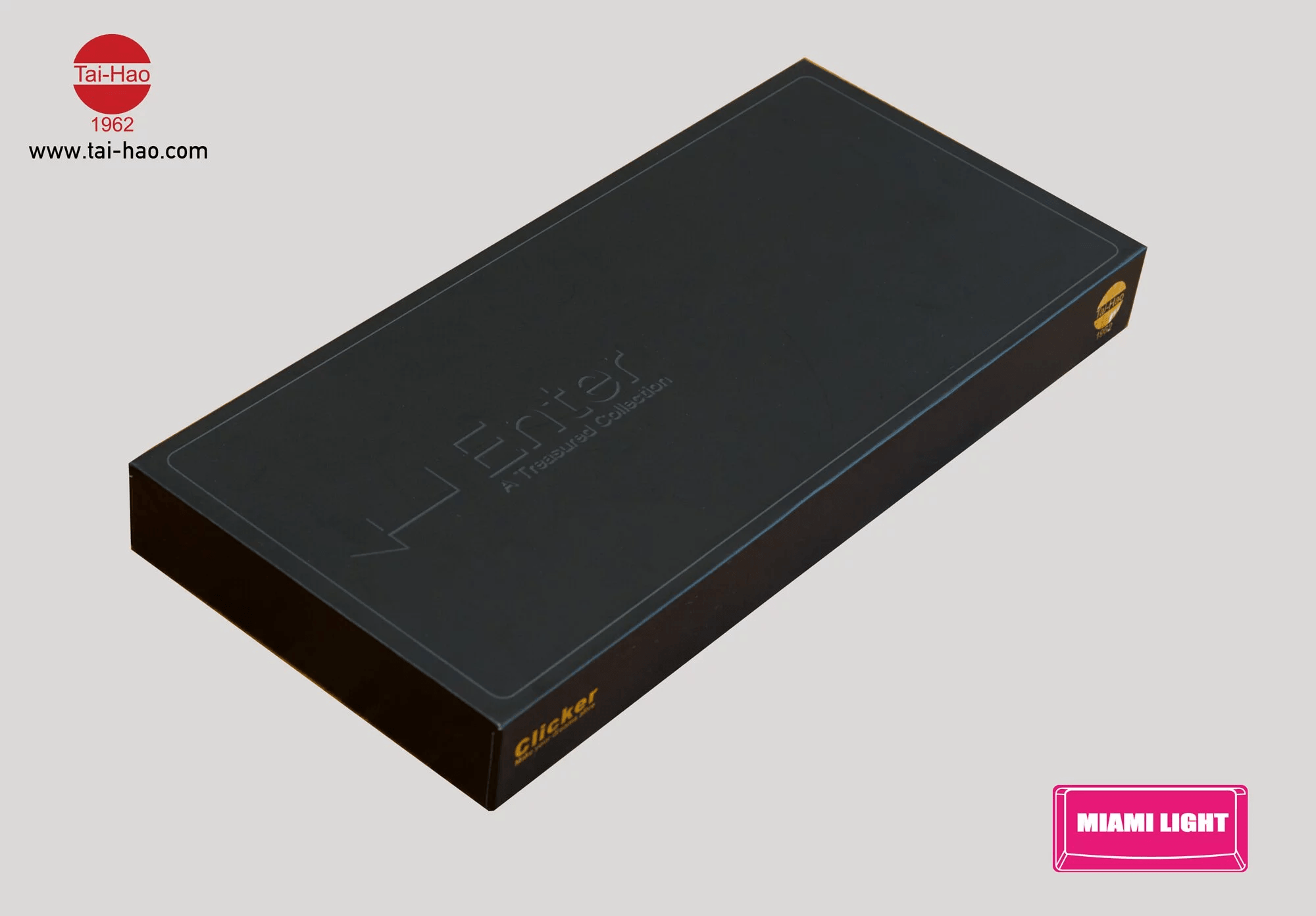 TAIHAO DOUBLE SHOT PBT BACKLIT KEYCAPS SET FOR CHERRY MX SWITCH (116-KEYS) (MIAMI LIGHTS) (C22BU201) - DataBlitz