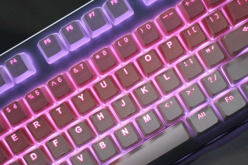 TAIHAO DOUBLE SHOT PBT BACKLIT KEYCAPS SET FOR CHERRY MX SWITCH (140-KEYS) (SAKURA MICHI) (C22RB604) - DataBlitz