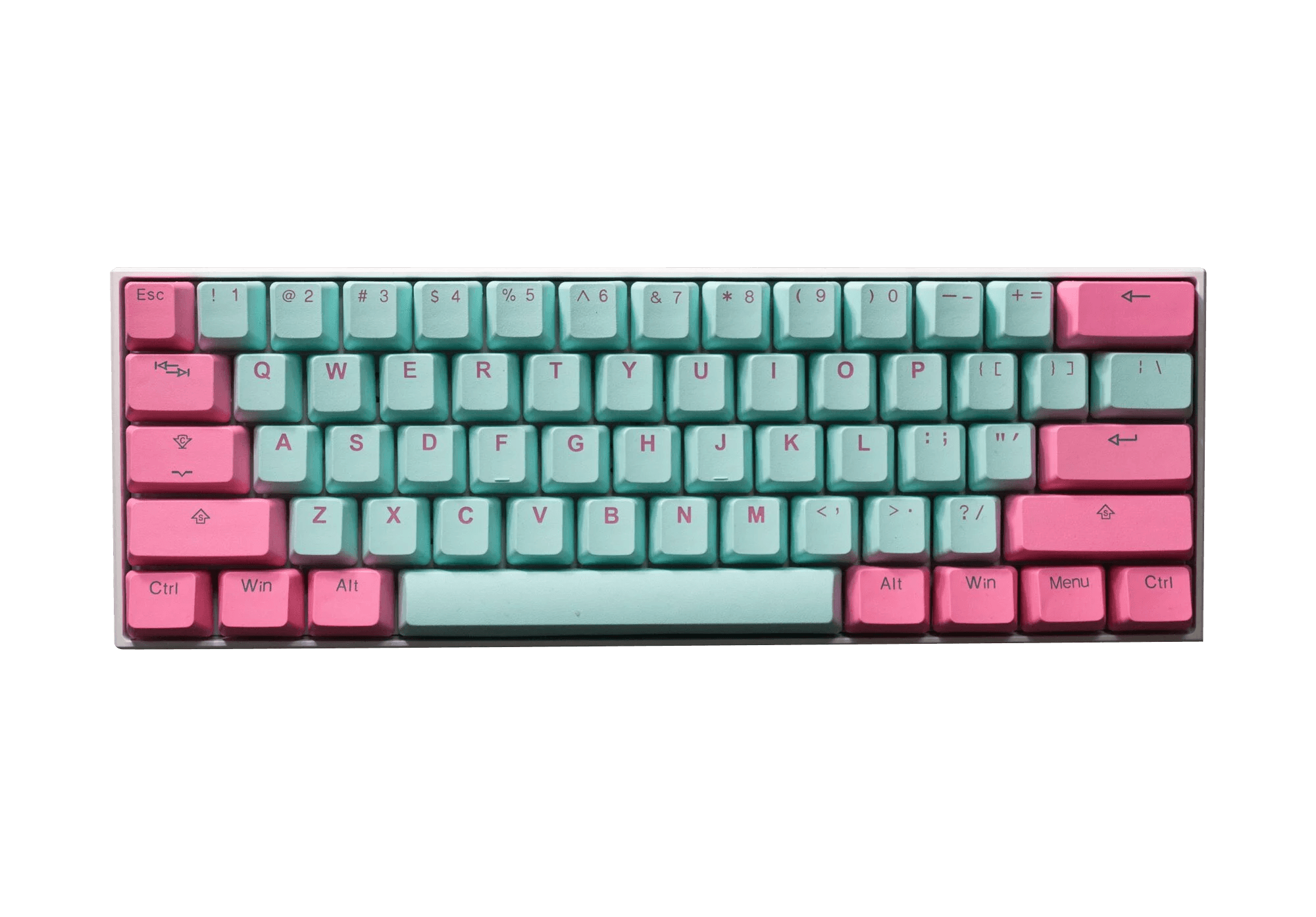 TAIHAO DOUBLE SHOT PBT BACKLIT KEYCAPS SET FOR CHERRY MX SWITCH (116-KEYS) (MIAMI LIGHTS) (C22BU201) - DataBlitz