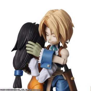 FINAL FANTASY IX BRING ARTS ZIDANE TRIBAL & GARNET TIL ALEXANDROS 17TH - DataBlitz