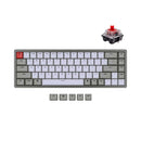 Keychron K6 Non-Backlight Aluminum Wireless Mechanical Keyboard (Gateron Red Switch) (K6L1)