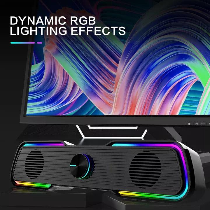 Aula Wind N-169B BT RGB Bluetooth Gaming Speaker (Black) - DataBlitz