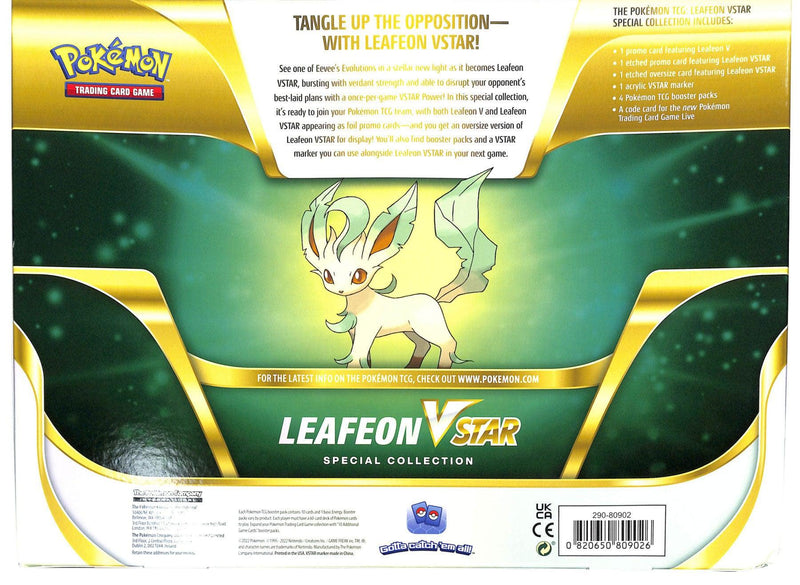 POKEMON TRADING CARD GAME LEAFEON V STAR SPECIAL COLLECTION