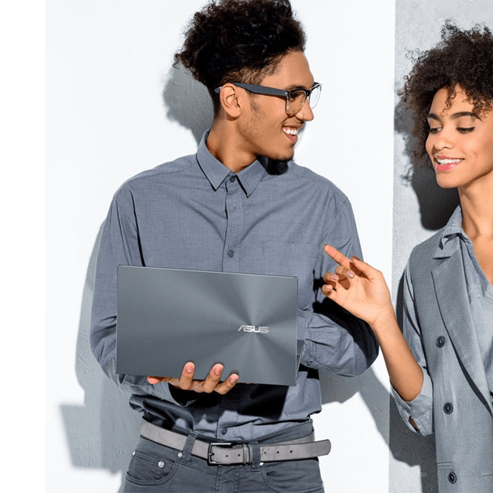 ASUS ZENBOOK 13 OLED  UX325EA-KG666WS LAPTOP (PINE GREY) | 13.3" FHD | i5-1135G7 | 16GB LPDDR4X | 512B SSD | IRIS XE | WIN11 + MS OFFICE HOME & STUDENT 2021 + SLEEVE + USB-A TO RJ45 GIGABIT ADAPTER + USB-C TO AUDIO JACK ADAPTER - DataBlitz
