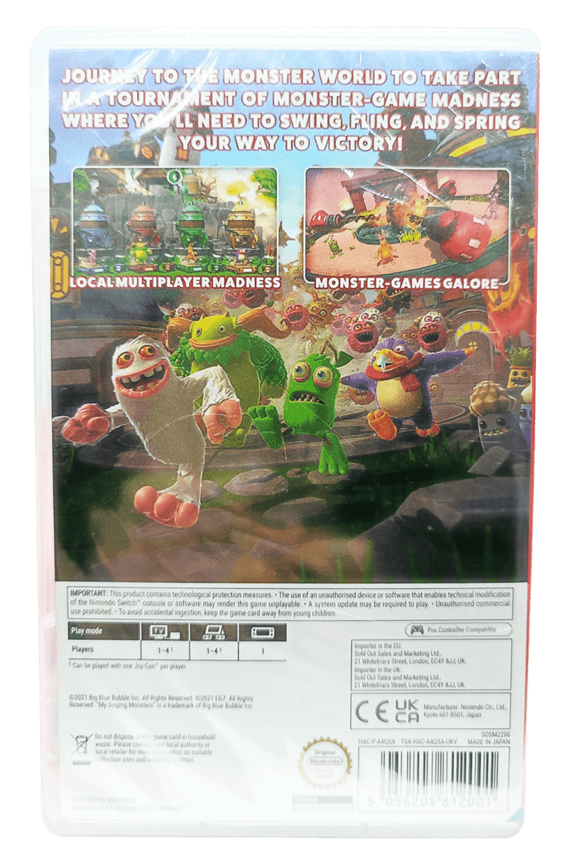 singing monsters switch DATABLITZ