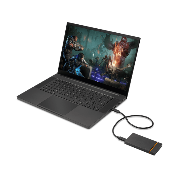 Seagate Firecuda Gaming SSD 1TB External USB-C USB GEN 2X2 With NVME  For PC Laptop (STJP1000400)