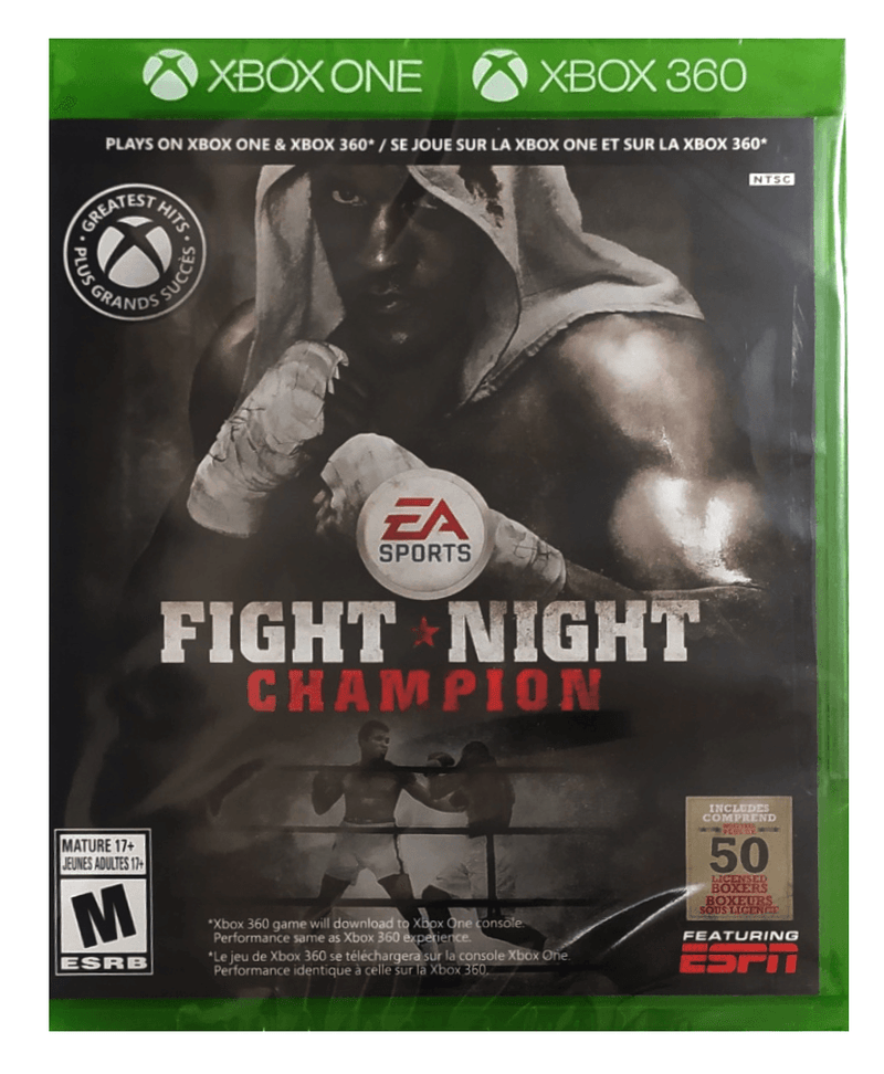 XBOX ONE FIGHT NIGHT CHAMPION NTSC (ENG/FR) (X360 COMPATIBLE) - DataBlitz