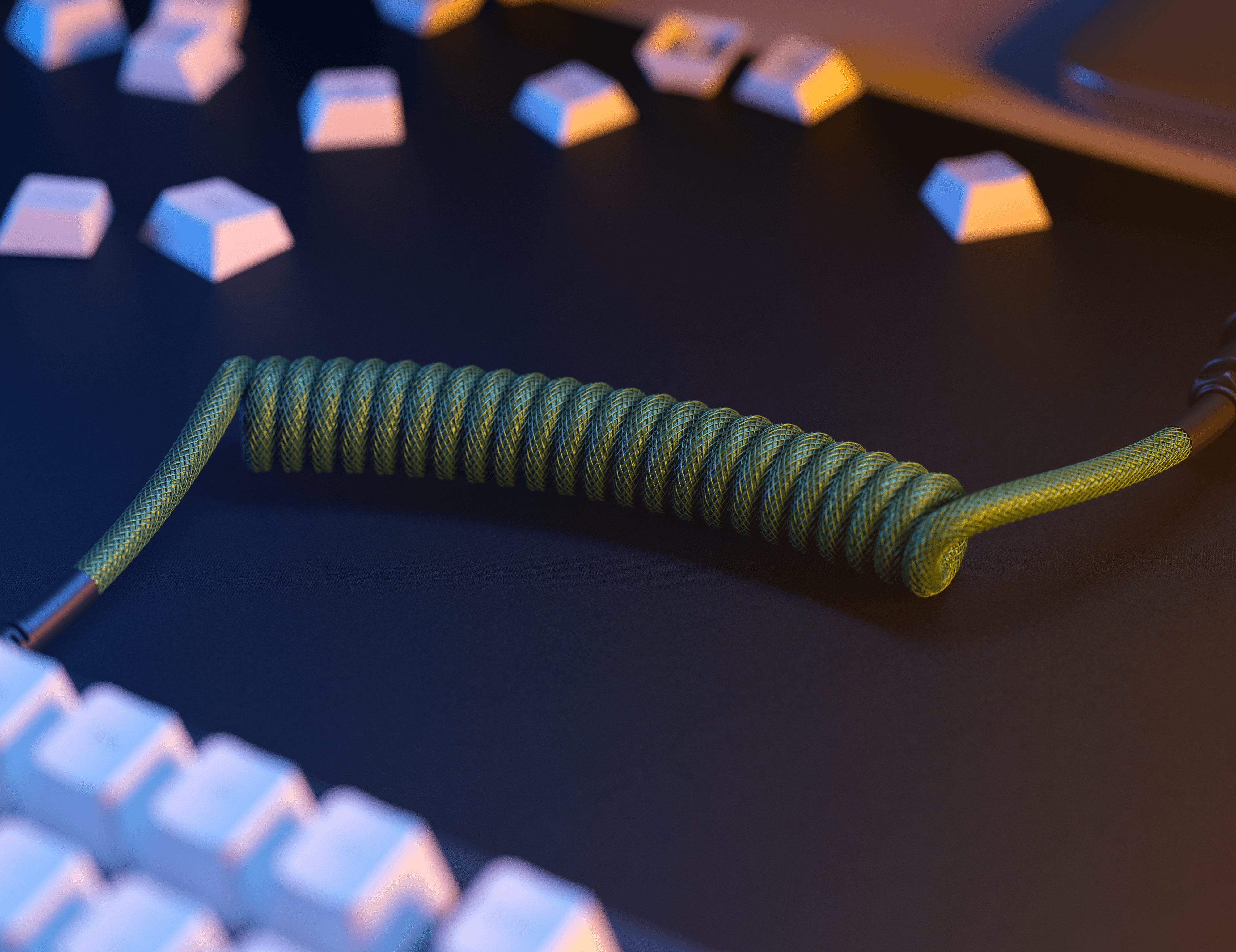 GLORIOUS COILED CABLE (FOREST GREEN) - DataBlitz