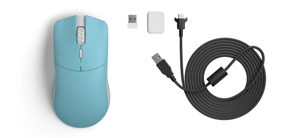 Glorious Forge Model O Pro Wireless Gaming Mouse (Blue Lynx)