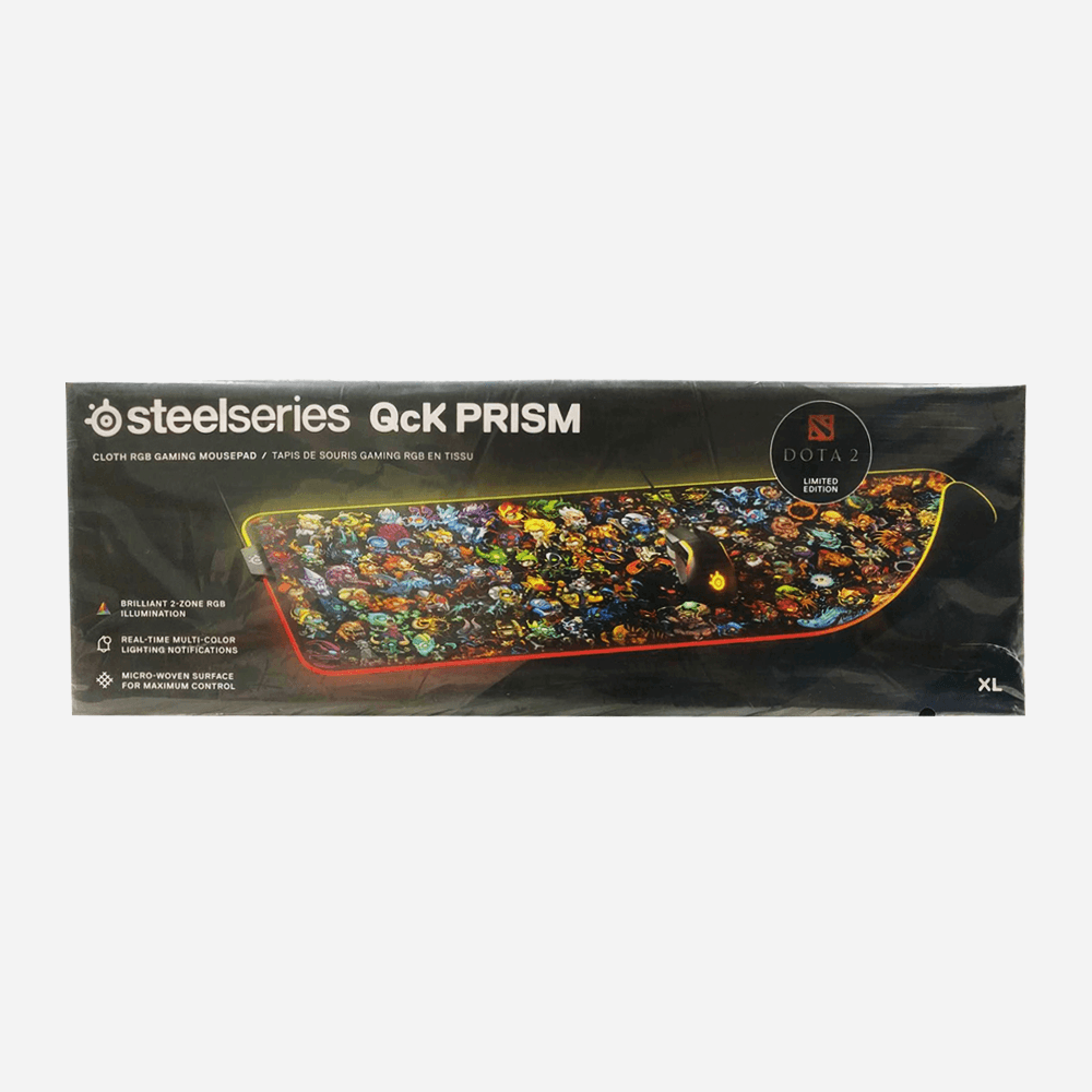 STEELSERIES QCK PRISM DOTA 2 LIMITED EDITION CLOTH RGB GAMING MOUSEPAD XL (PN63798) - DataBlitz