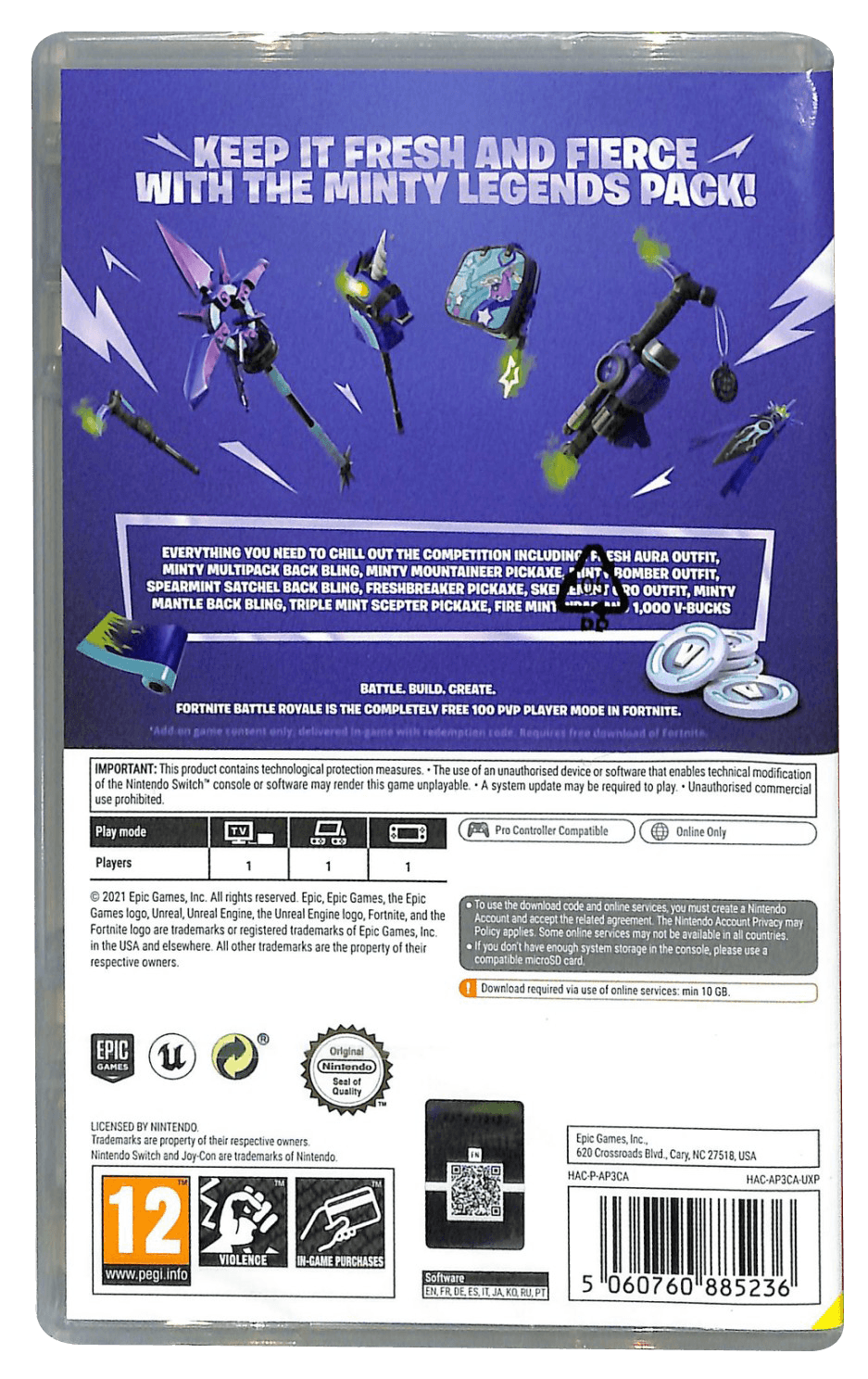 The Minty Legends Pack, Fortnite - Xbox One [Digital]