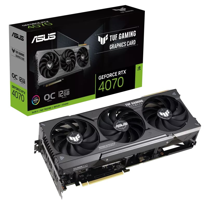 Asus TUF GeForce RTX 4070 OC 12GB GDDR6X Gaming Graphics Card