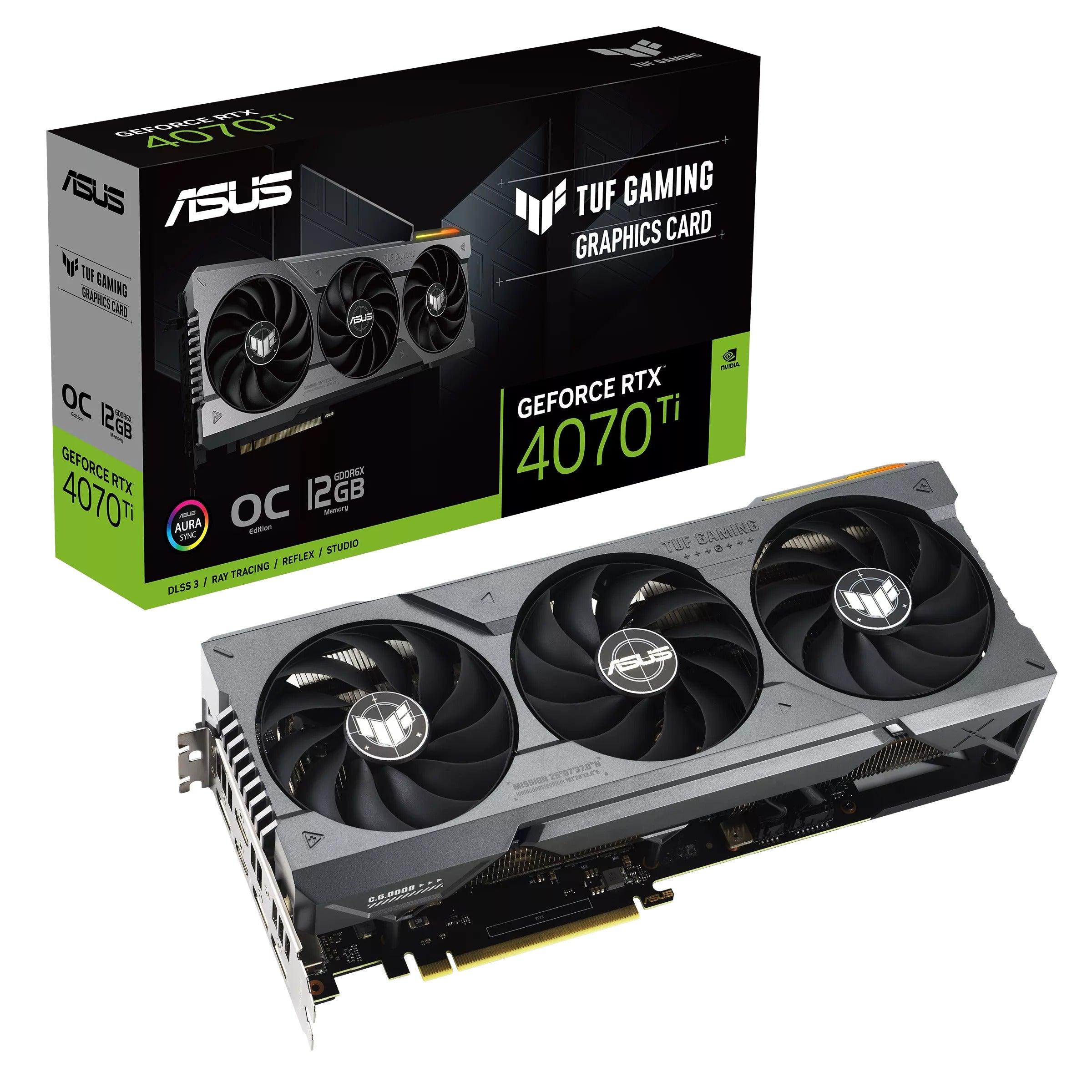 Asus TUF GeForce RTX 4070 Ti O12G OC Edition Gaming Graphics Card - DataBlitz