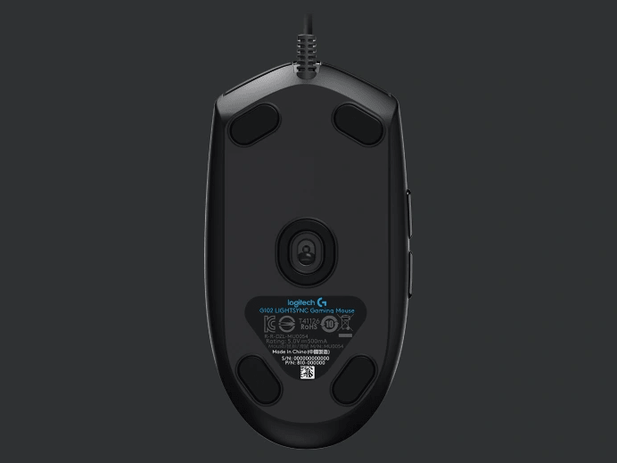 LOGITECH G102 LIGHTSYNC GAMING MOUSE (BLACK) - DataBlitz