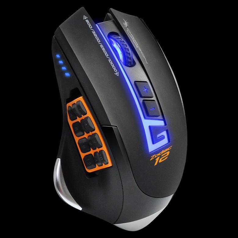 Dragonwar Zodiac 12 G13 Ergonomic MOBA/MMO Professional Gaming Mouse (ELE-G13-BK) - DataBlitz