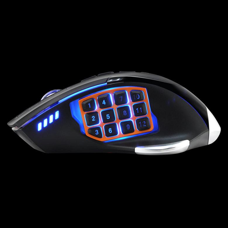 Dragonwar Zodiac 12 G13 Ergonomic MOBA/MMO Professional Gaming Mouse (ELE-G13-BK) - DataBlitz