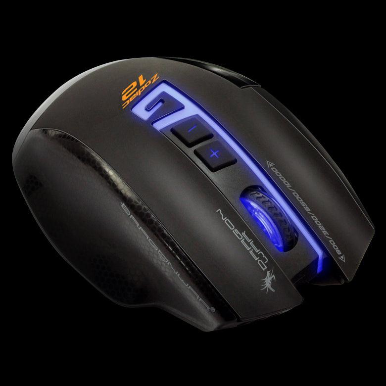Dragonwar Zodiac 12 G13 Ergonomic MOBA/MMO Professional Gaming Mouse (ELE-G13-BK) - DataBlitz