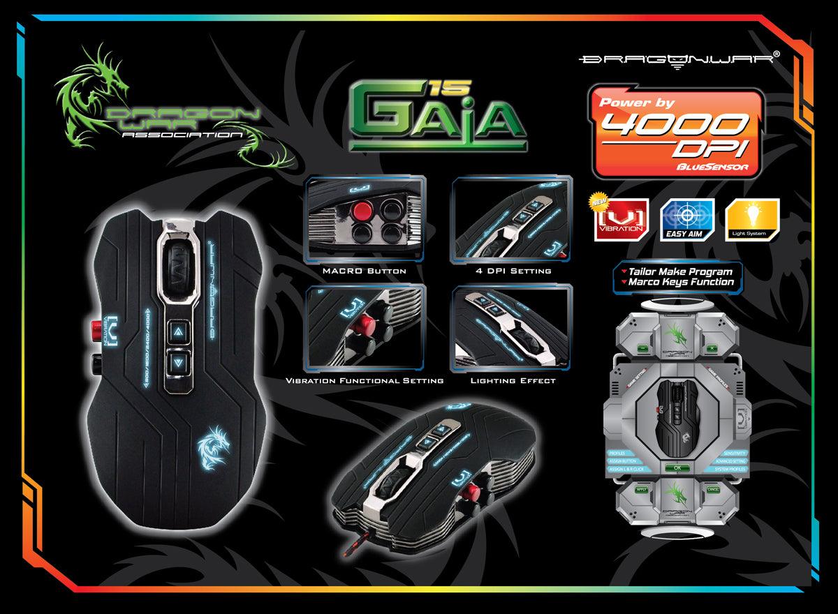 Elephant Dragonwar G15 Professional Gaming Mouse (ELE-G15-BK) Black - DataBlitz