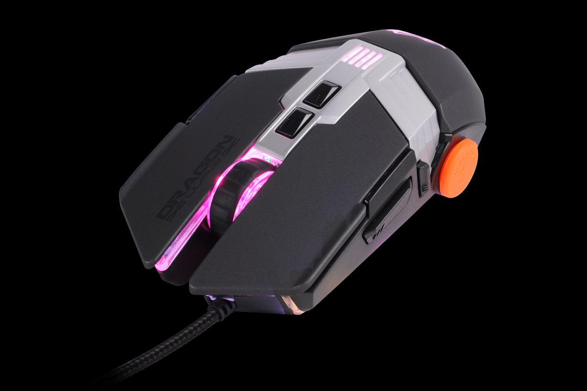 Dragon War Lancer Pro Gaming Mouse Gray (ELE-G22) - DataBlitz