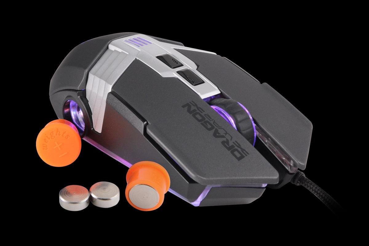 Dragon War Lancer Pro Gaming Mouse Gray (ELE-G22) - DataBlitz