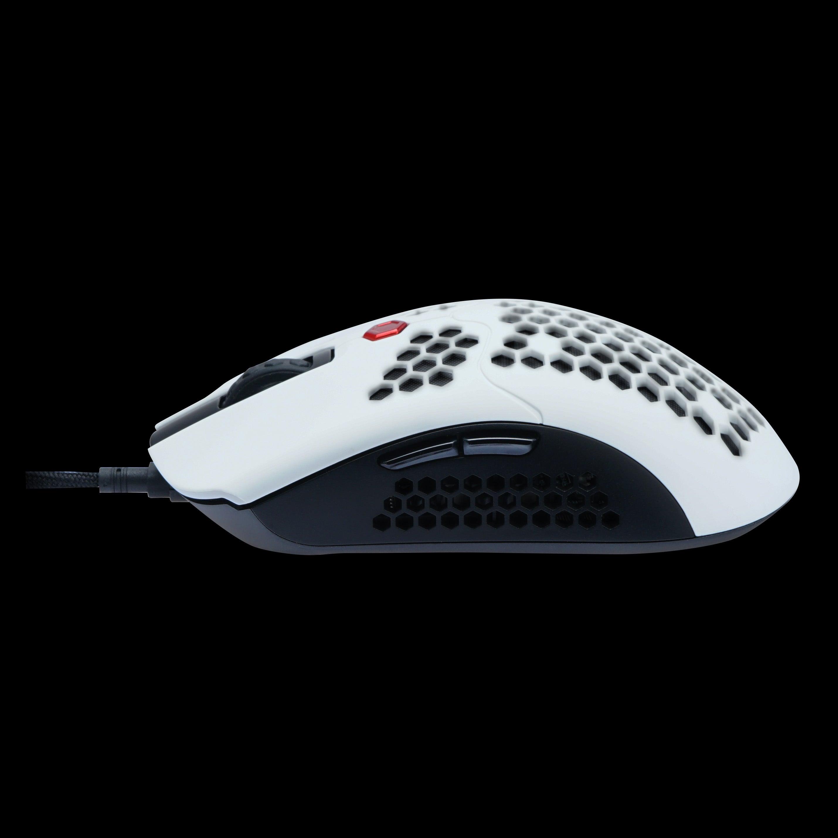 Dragonwar Ultra Light Honeycomb RGB Phoenix Pro Gaming Mouse White (ELE-G25-WH) - DataBlitz