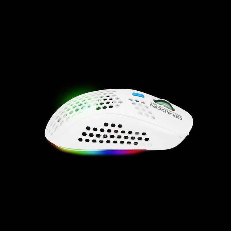DRAGONWAR INFINITY RGB GAMING WIRELESS MOUSE (WHITE) (ELE-G27W-WH) - DataBlitz