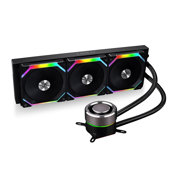 Lian Li Galahad AIO 360 RGB Uni Fan SL120 Edition Closed Loop CPU Cooler (Black) (GA-360SLB) - DataBlitz