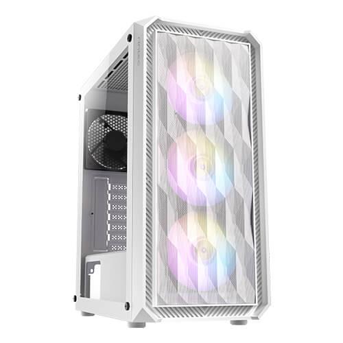 Antec NX292 ATX Mid-Tower Gaming Case (White) + Antec 30X60 Gaming Mouse Pad - DataBlitz