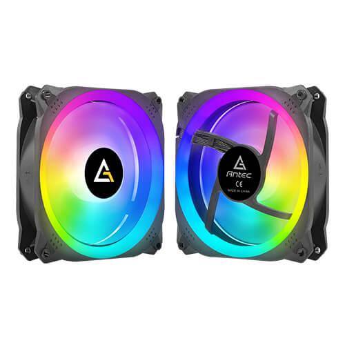 Antec Prizm X 120 ARGB 3+C 120MM PWM Fan Dual Ring With Controller (3-In-1 Pack) - DataBlitz