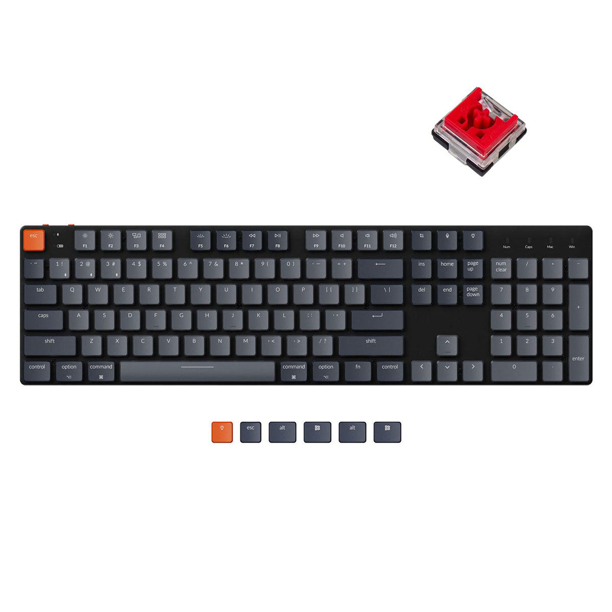 Keychron K5 SE Wireless Mechanical Hot-Swappable Optical White Backlight Keyboard 