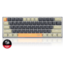 REDRAGON LAKSHMI K606 DETACHABLE WIRE MECHANICAL KEYBOARD (ORANGE BLACK GREY) DUST-PROOF BROWN SWITCH - DataBlitz