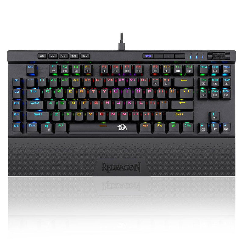 REDRAGON MAGIC-WAND MECHANICAL GAMING KEYBOARD (K587RGB) (DUST-PROOF BLUE SWITCH) - DataBlitz