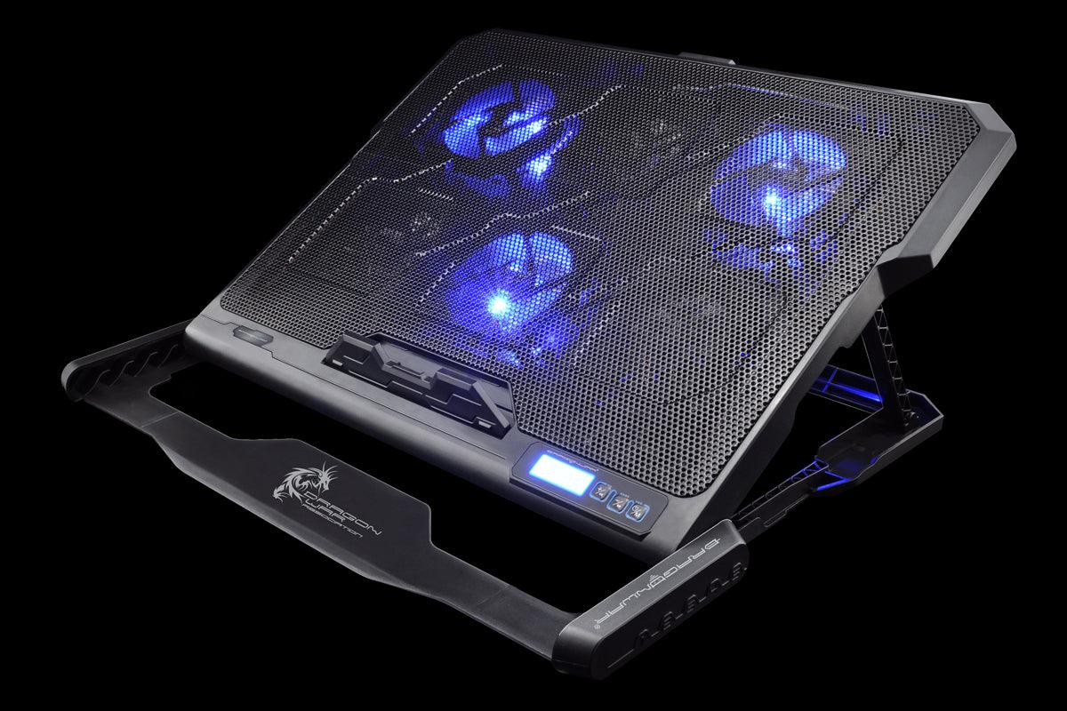 DRAGONWAR COOLER PROFESSIONAL GAMING COOLER FAN WITH BACK LIGHT (G-HW-002-BLK) - DataBlitz