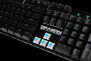 Dragonwar Ice Sanction Wired Mechanical Keyboard (Blue Switches)(GK-015-BK-ENG) - DataBlitz