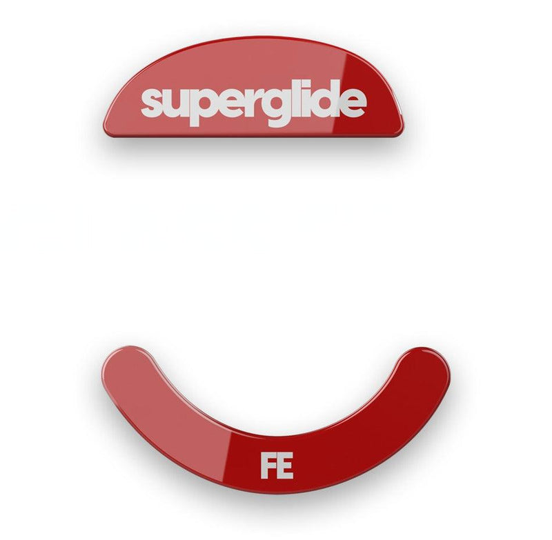 PULSAR Superglide Glass Skates For Pulsar Xlite Wireless Series (Red) (PXWSGR) - DataBlitz