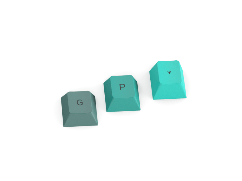 GLORIOUS PREMIUM PBT KEYCAPS (RAIN FOREST) - DataBlitz