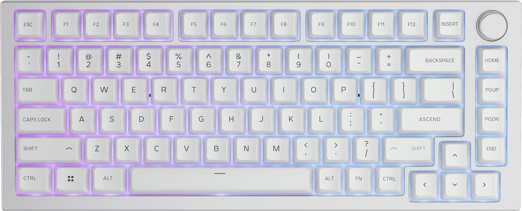 GLORIOUS GMMK PRO GAMING KEYBOARD (WHITE ICE) - DataBlitz