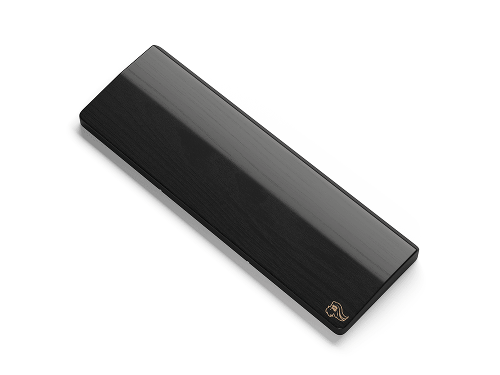 GLORIOUS PC GAMING RACE WOODEN KEYBOARD WRIST REST FITS COMPACT (ONYX) - DataBlitz